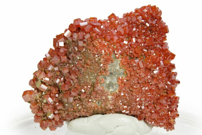 Glittering Ruby Red Vanadinite Crystals - Arizona #361555